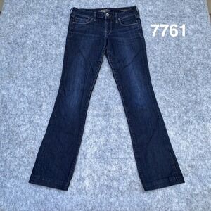 Lucky Brand Lola Bootcut Jeans Womens 2/26 Regular Dark Wash Low Rise Denim